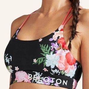 Peloton Speed Up Bra (Black Floral) APIHM Large
